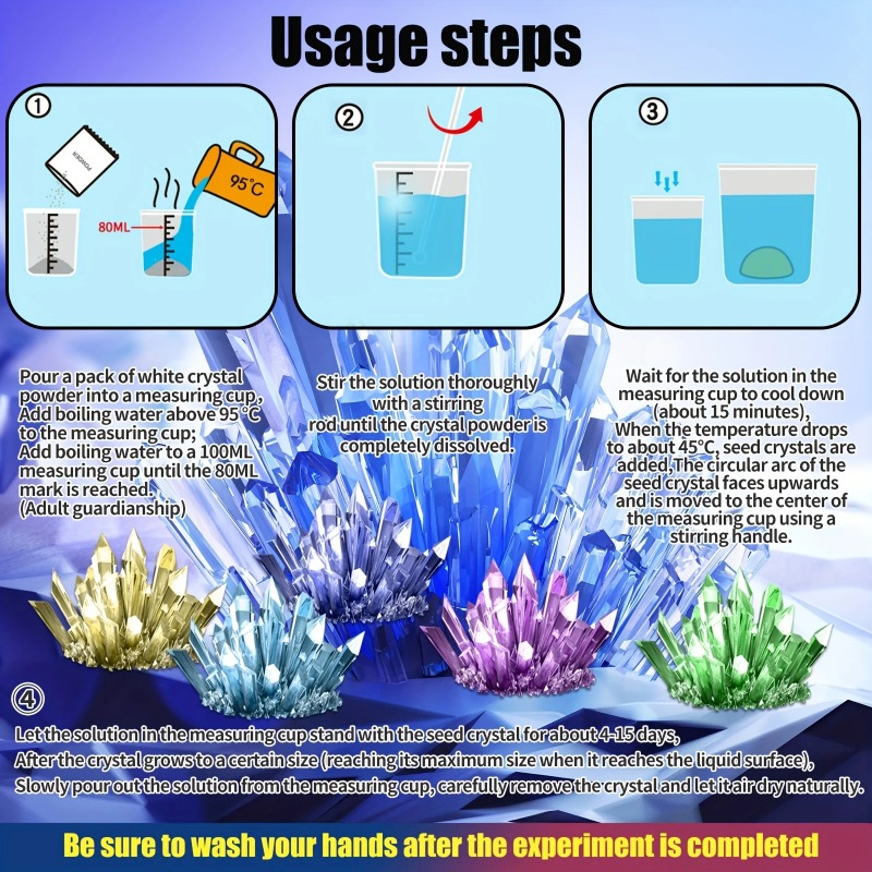 Kit per la coltivazione di cri - Crystal Growing Kit recensione e prezzo